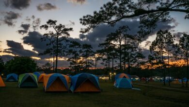 tempat camping di lembang murah